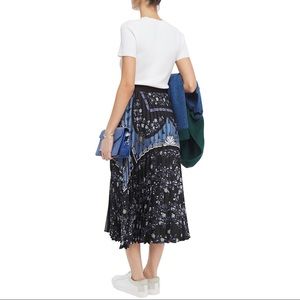 Sandro blue long skirt with pleats (Never …